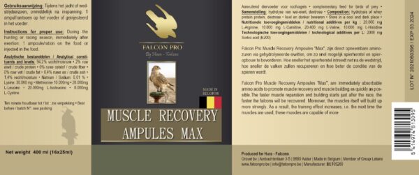 Falcon Pro Muscle Recovery Ampoules “Max” – 16 pcs