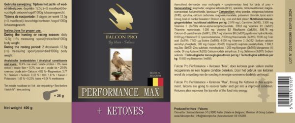 Falcon Pro Performance + Ketones “Max” – 400 g